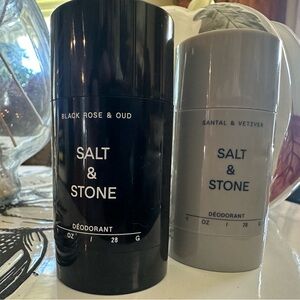 Two Salt and Stone Deodorants in viral scents